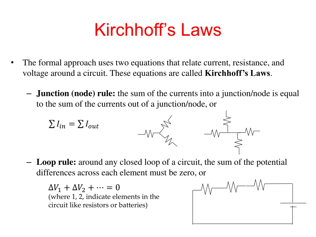 kirchhoff s laws