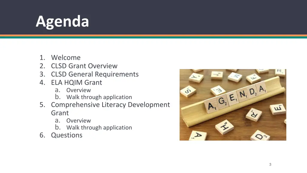 agenda
