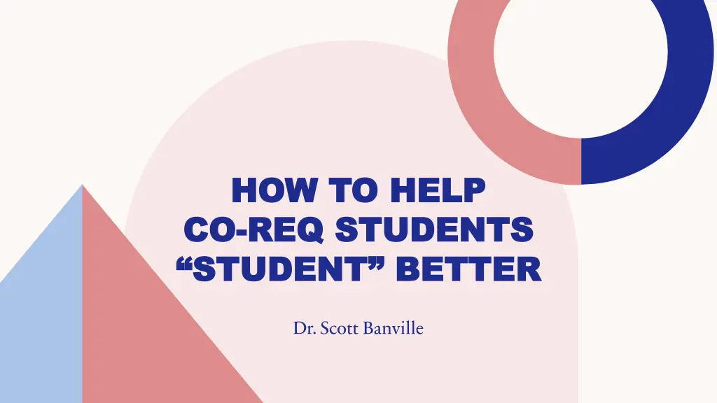 how to help how to help co co req students