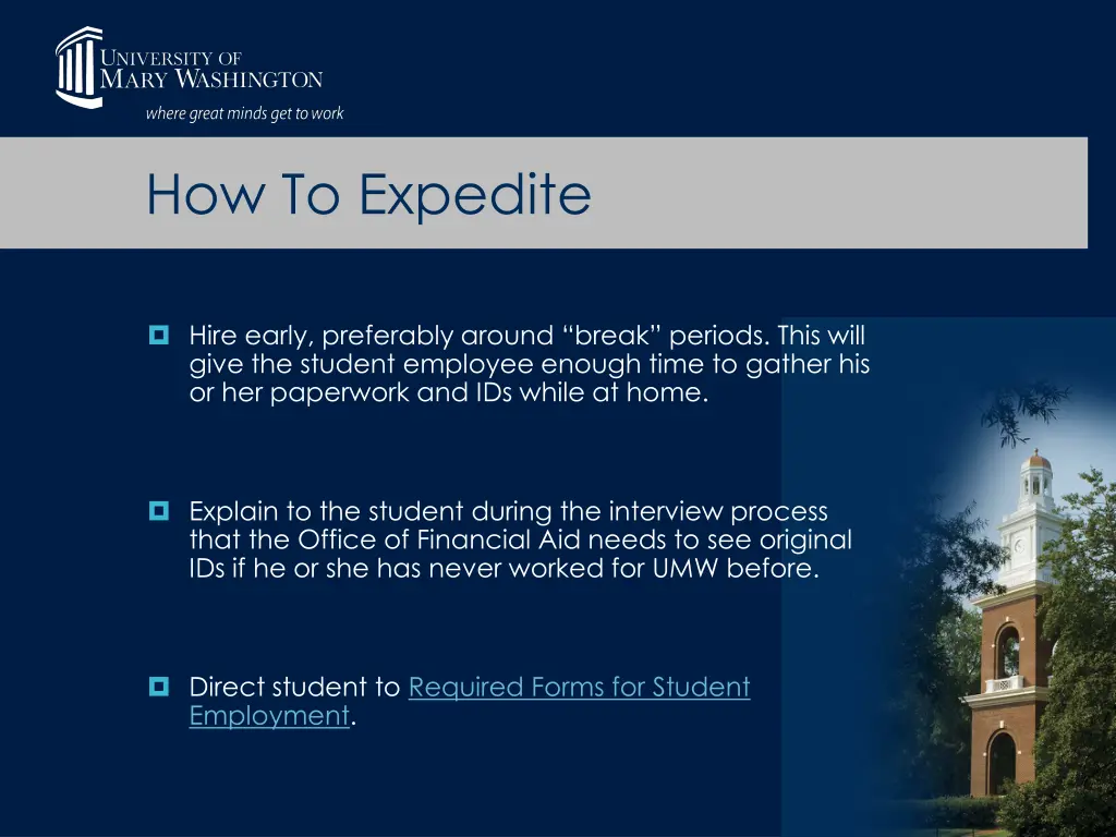 how to expedite