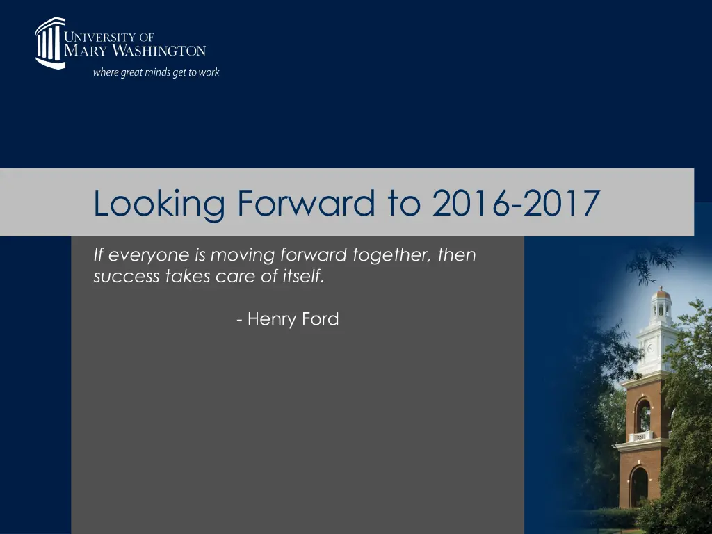looking forward to 2016 2017