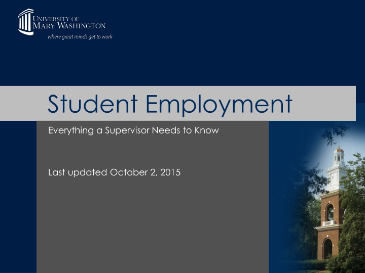 student employment