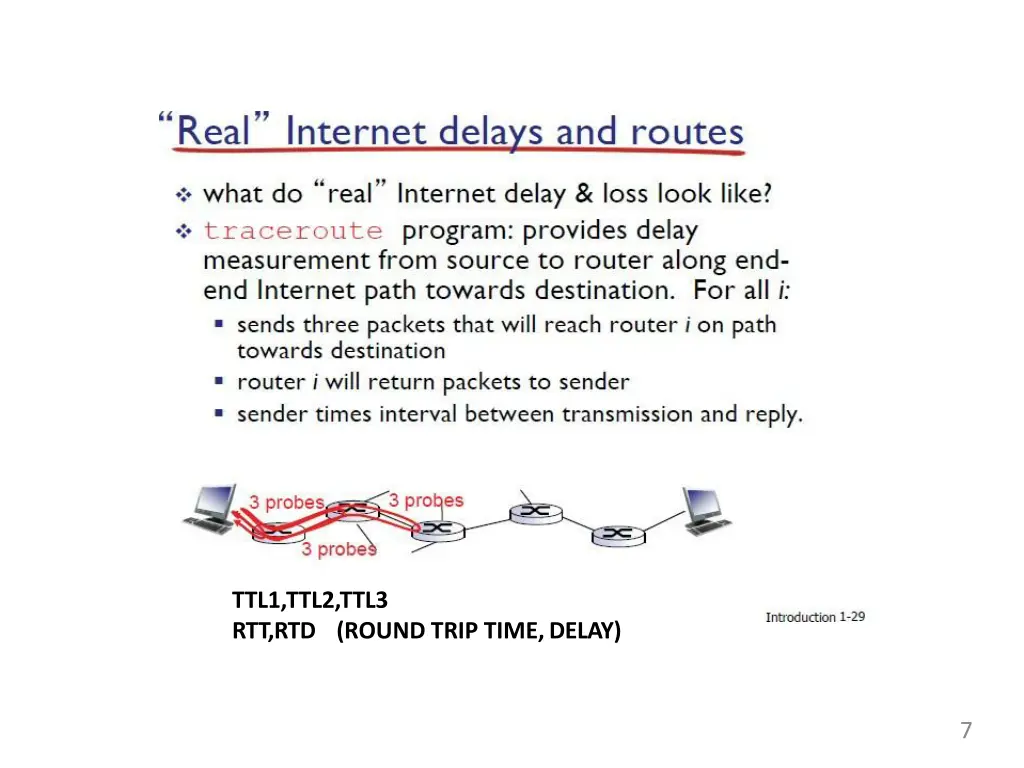 ttl1 ttl2 ttl3 rtt rtd round trip time delay