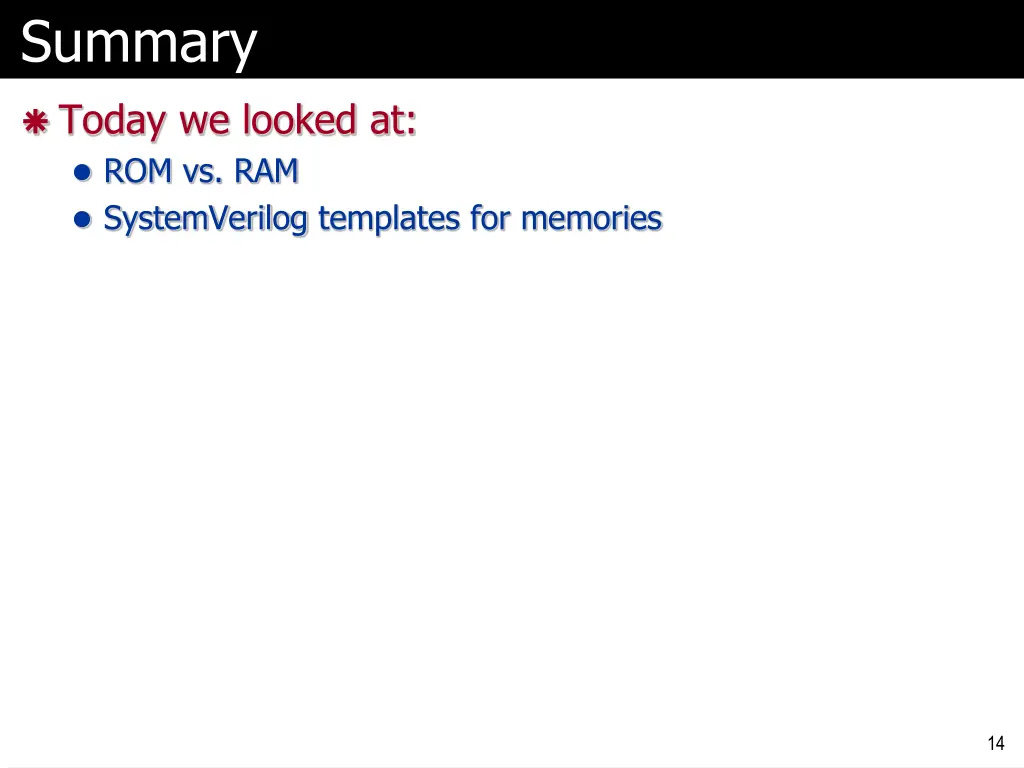 summary