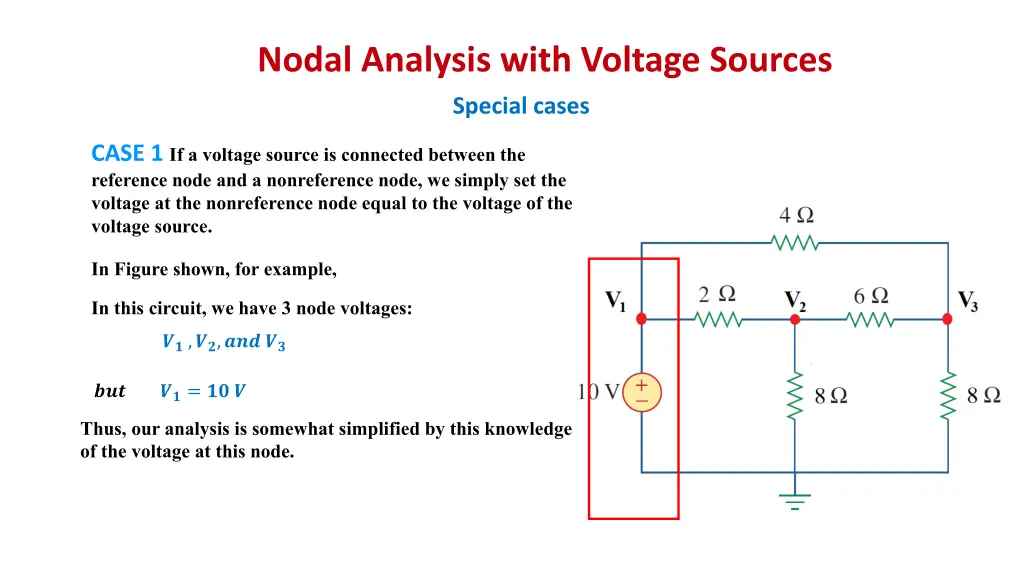 nodal analysis with voltage sources 3