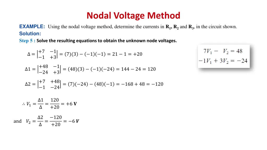 nodal voltage method 11