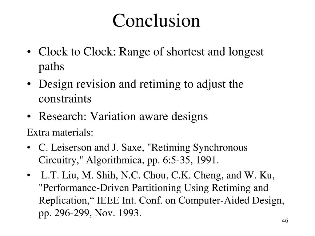 conclusion