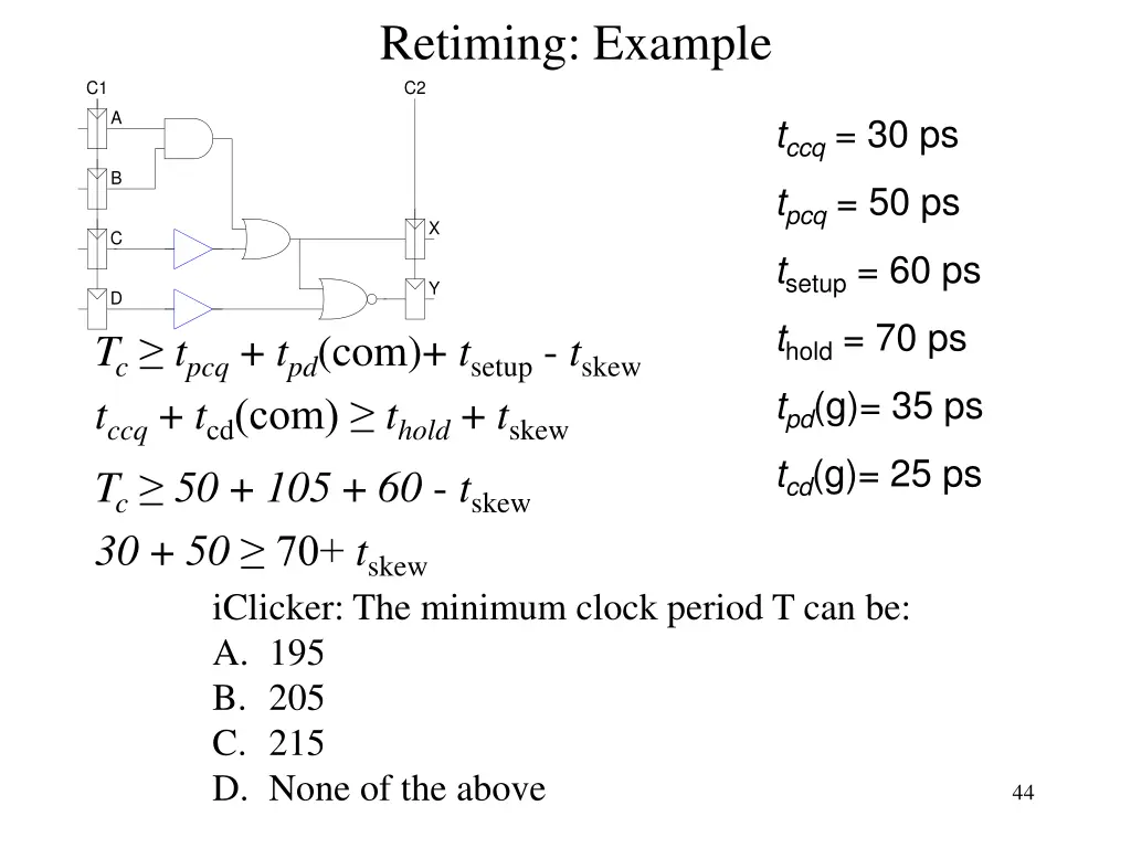 retiming example c2
