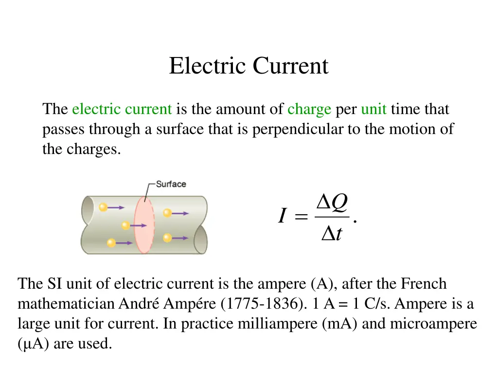 electric current