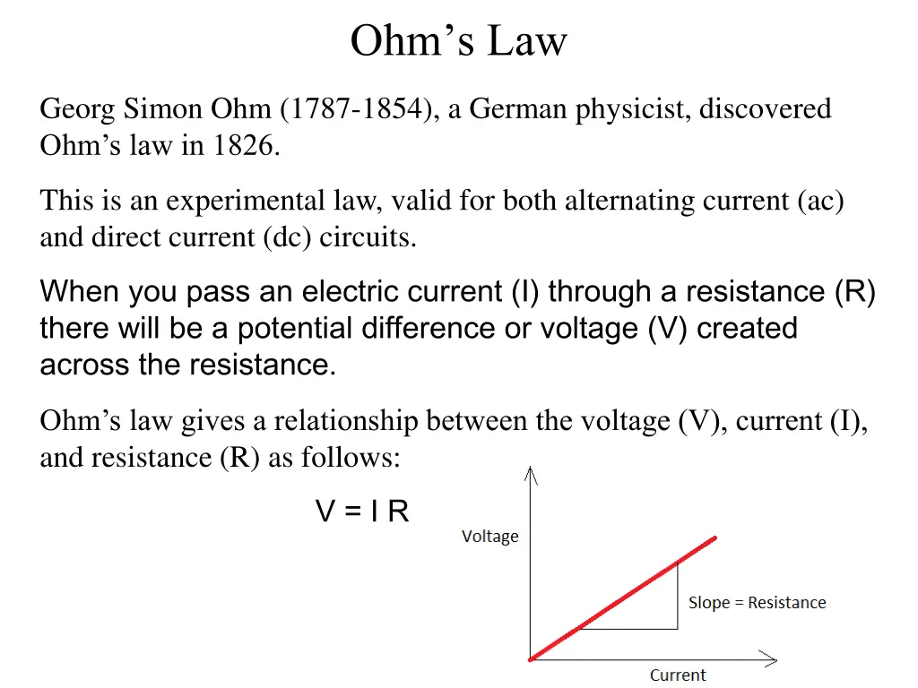 ohm s law