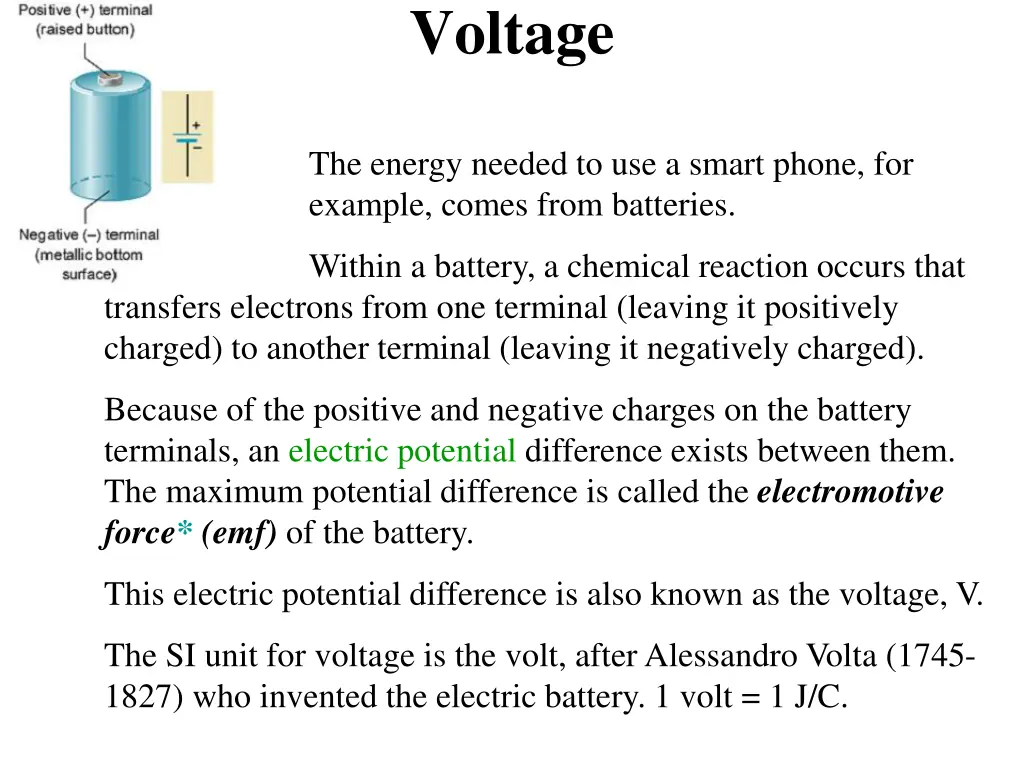 voltage