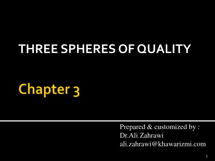 three spheres of quality
