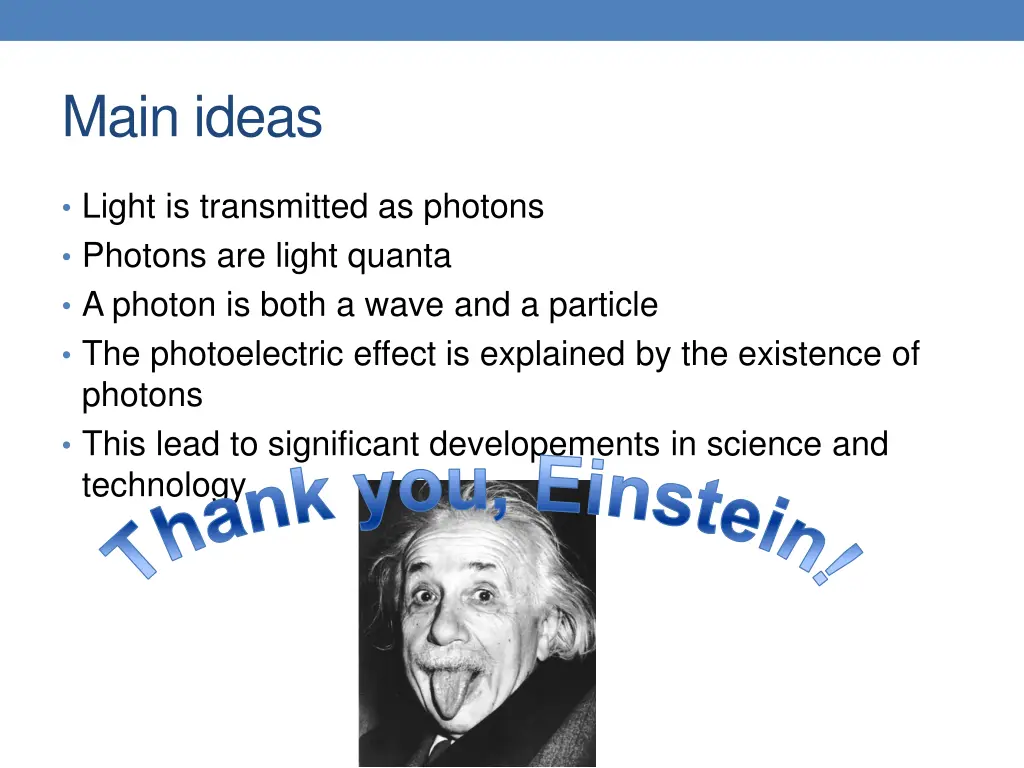 main ideas