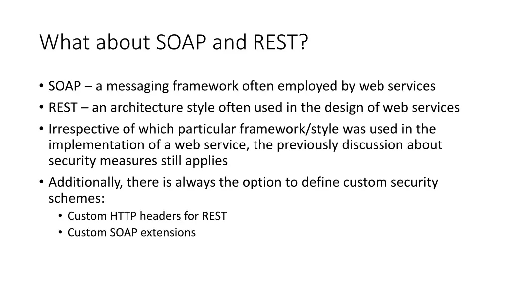 what about soap and rest