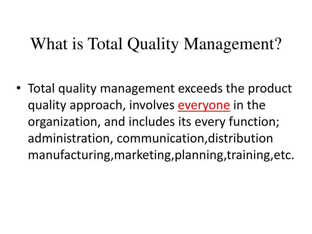 what is total quality management