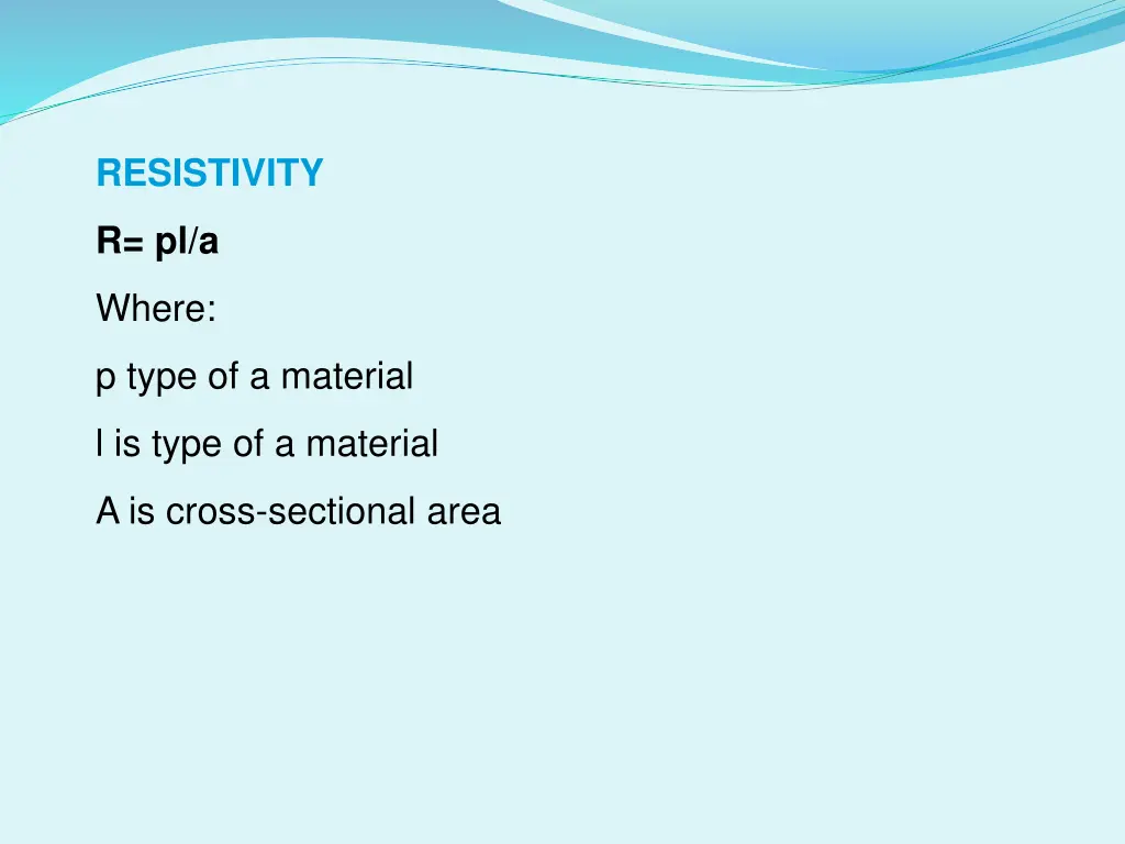 resistivity