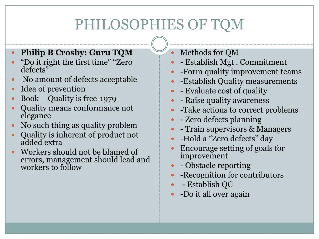 philosophies of tqm 3