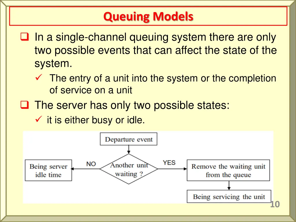 queuing models 4