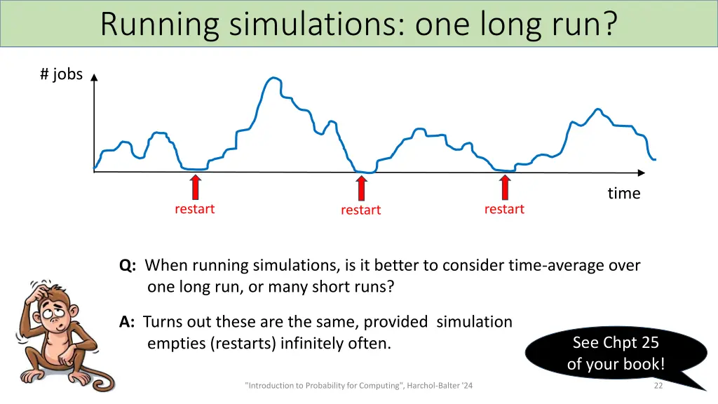 running simulations one long run