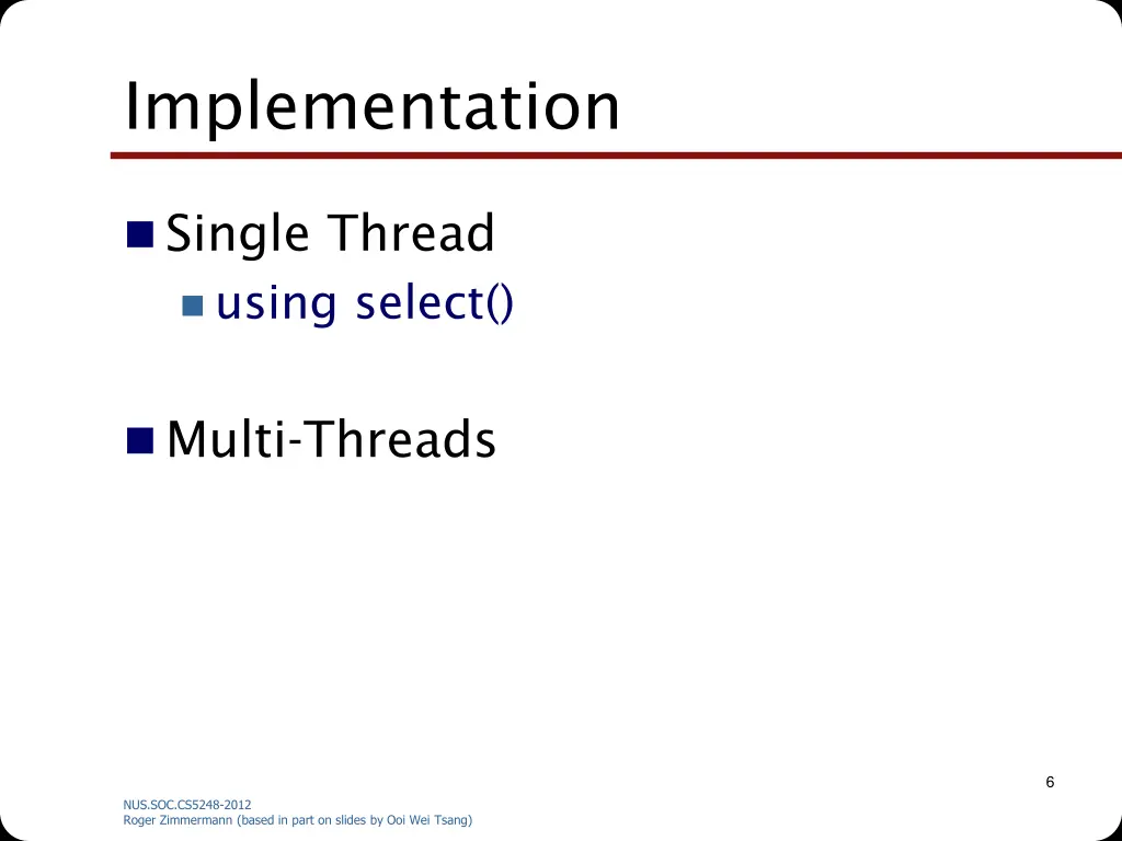 implementation