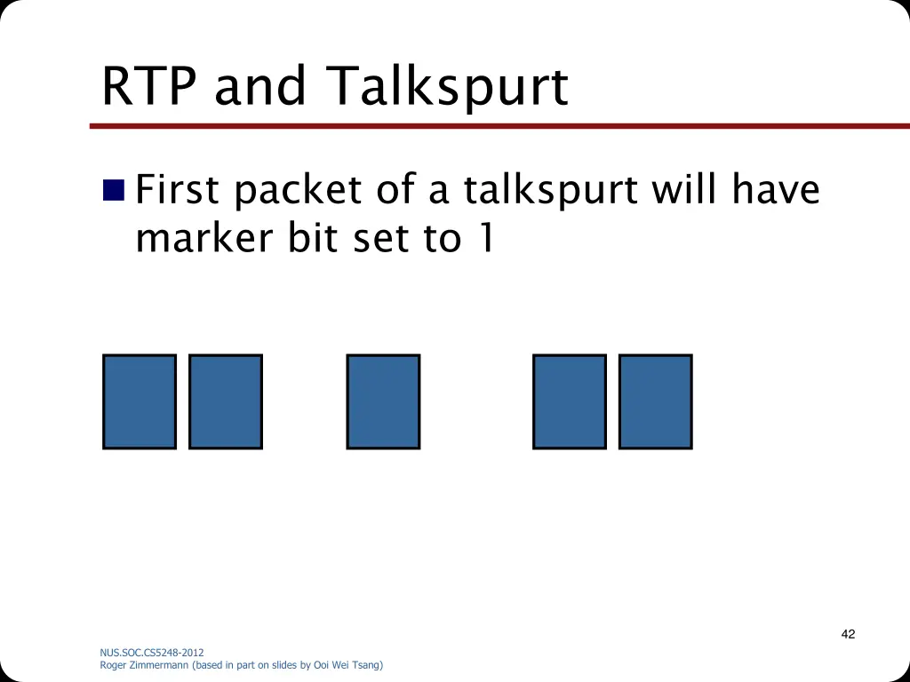 rtp and talkspurt