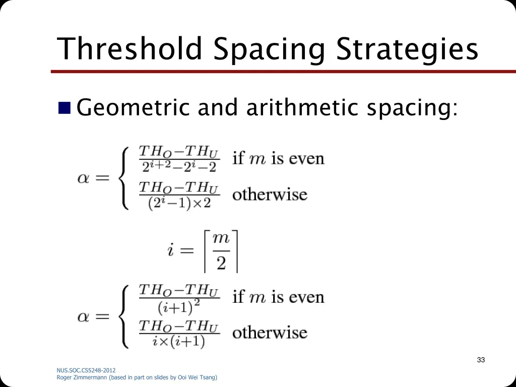 threshold spacing strategies 1