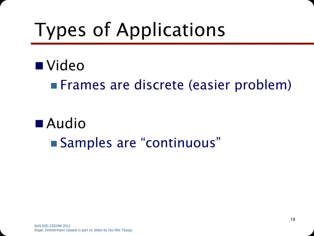 types of applications 1