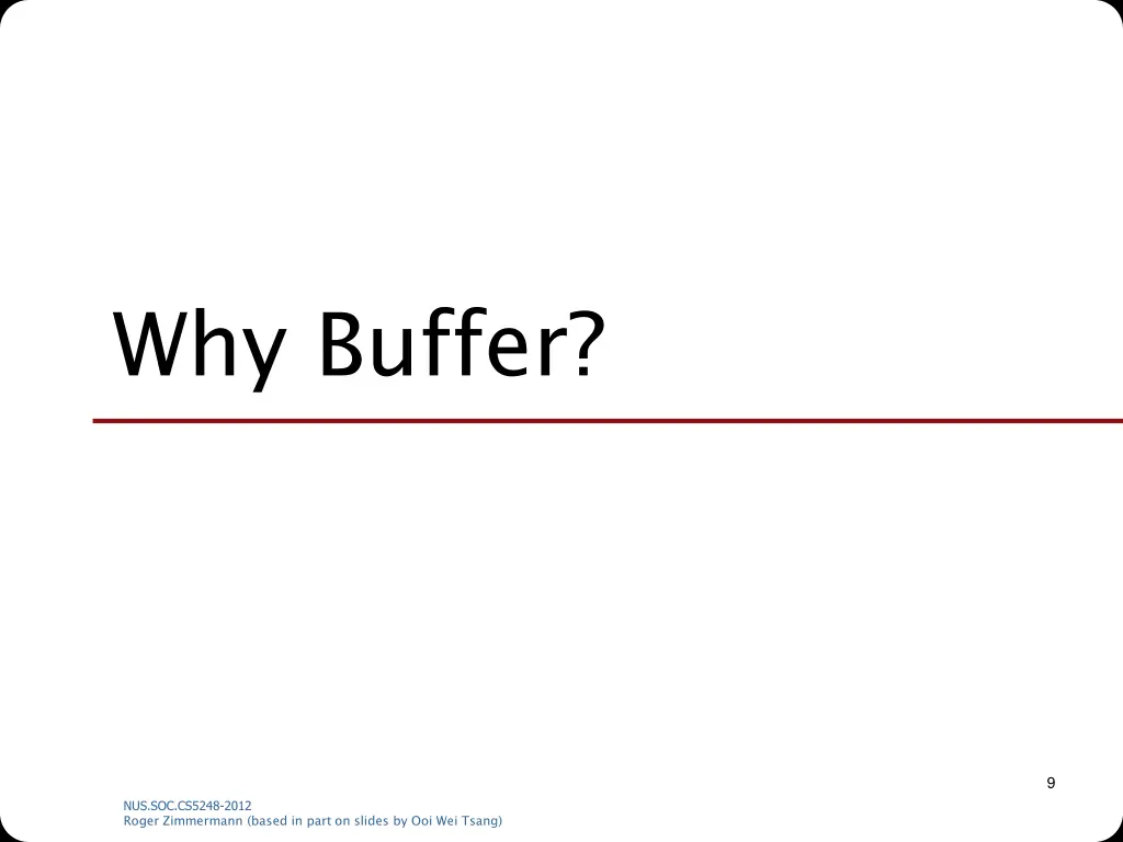 why buffer