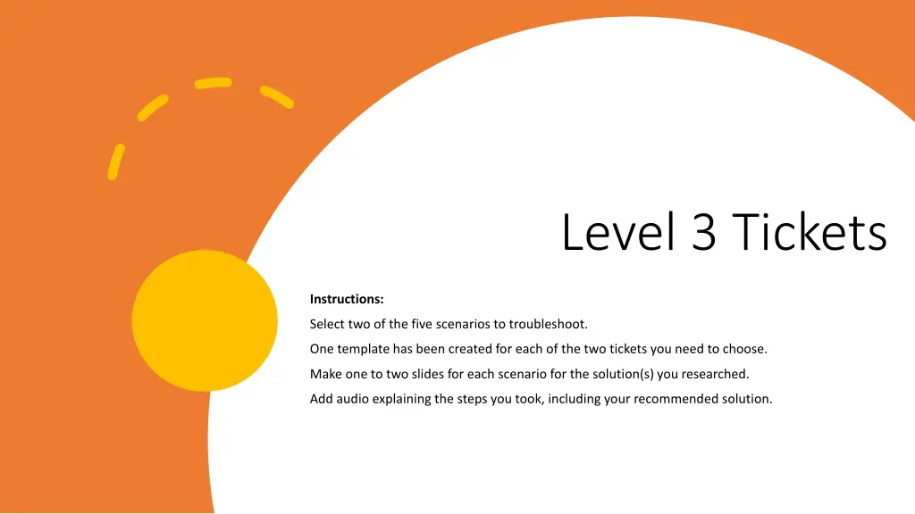 level 3 tickets
