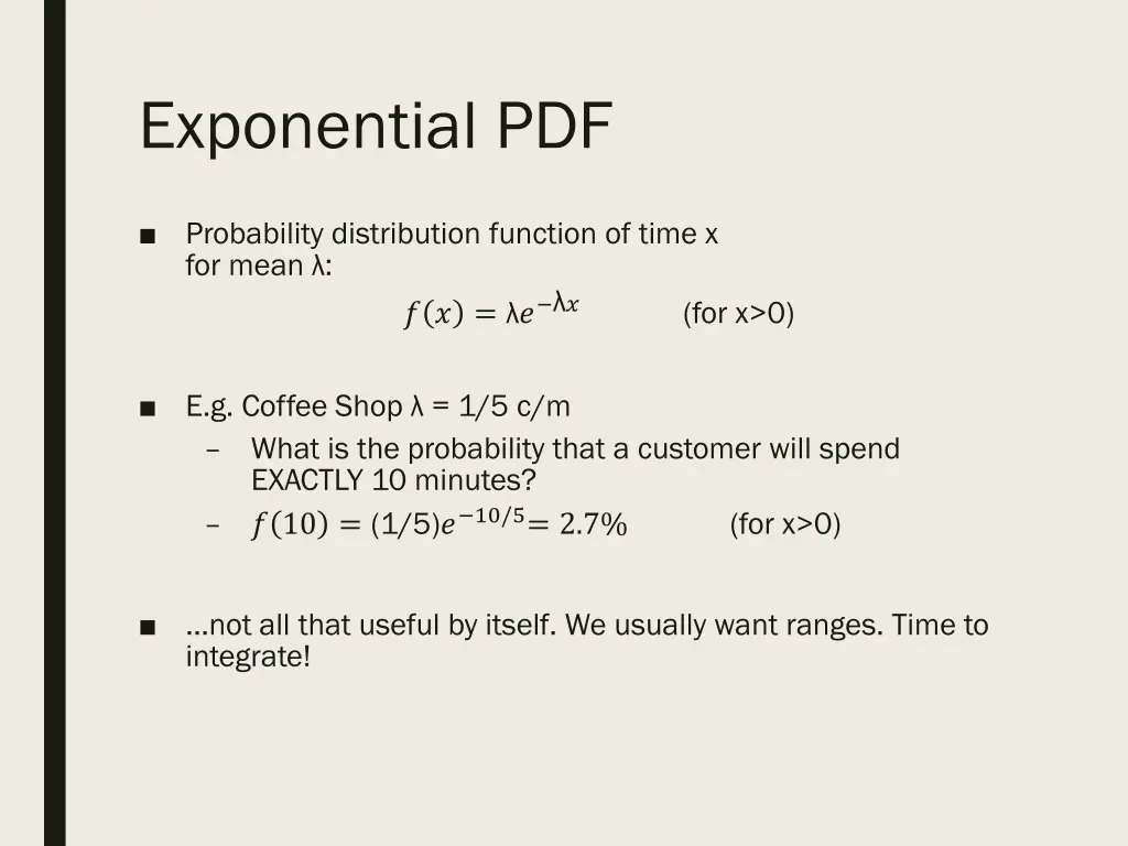 exponential pdf