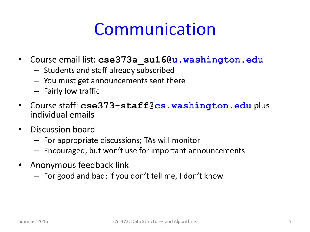 communication