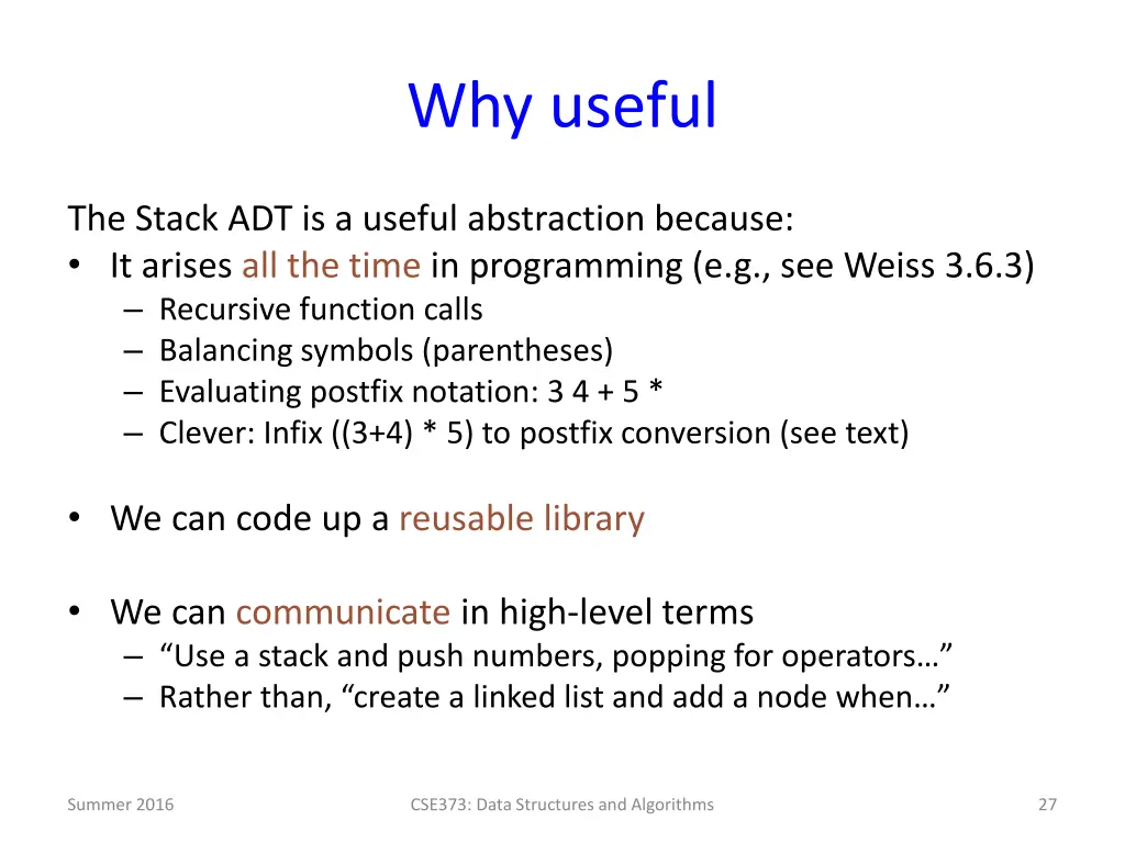 why useful