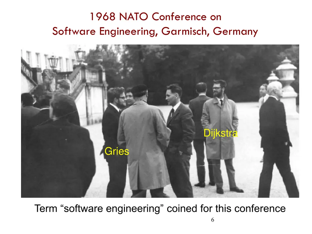 1968 nato conference on software engineering 1