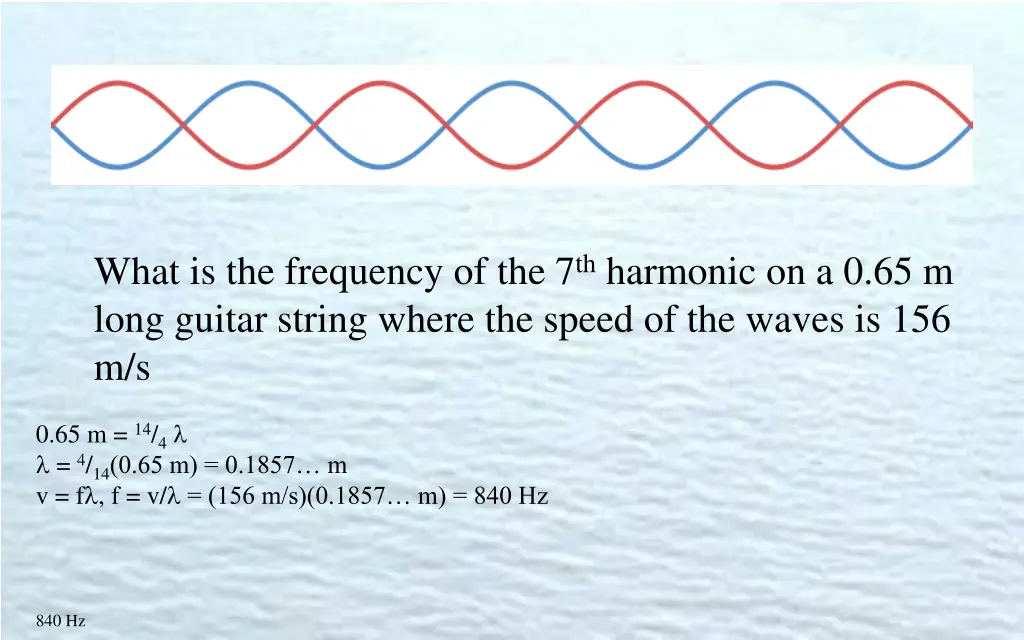 what is the frequency of the 7 th harmonic