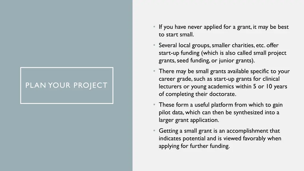 plan your project 2