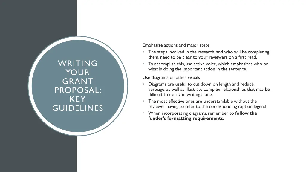 writing your grant proposal key guidelines 3