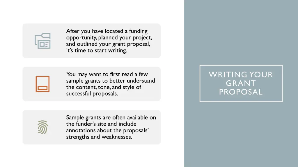 writing your grant proposal