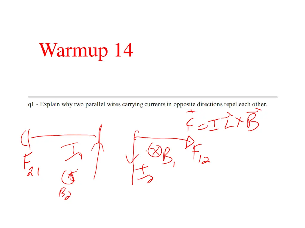 warmup 14