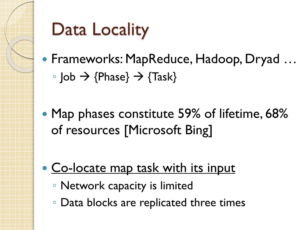 data locality