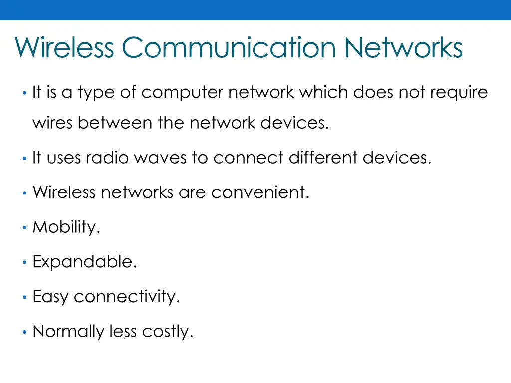 wireless communication networks