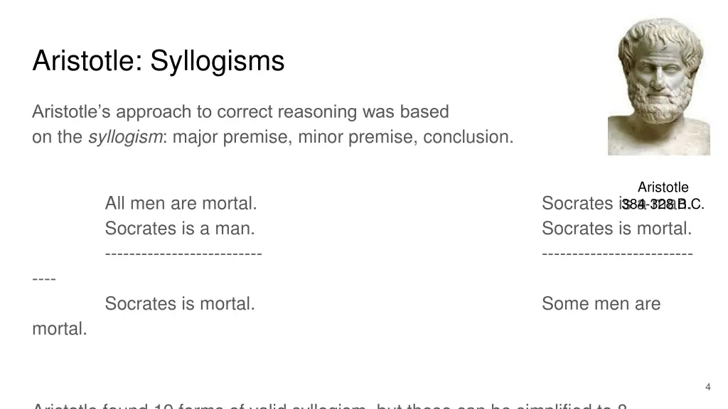 aristotle syllogisms