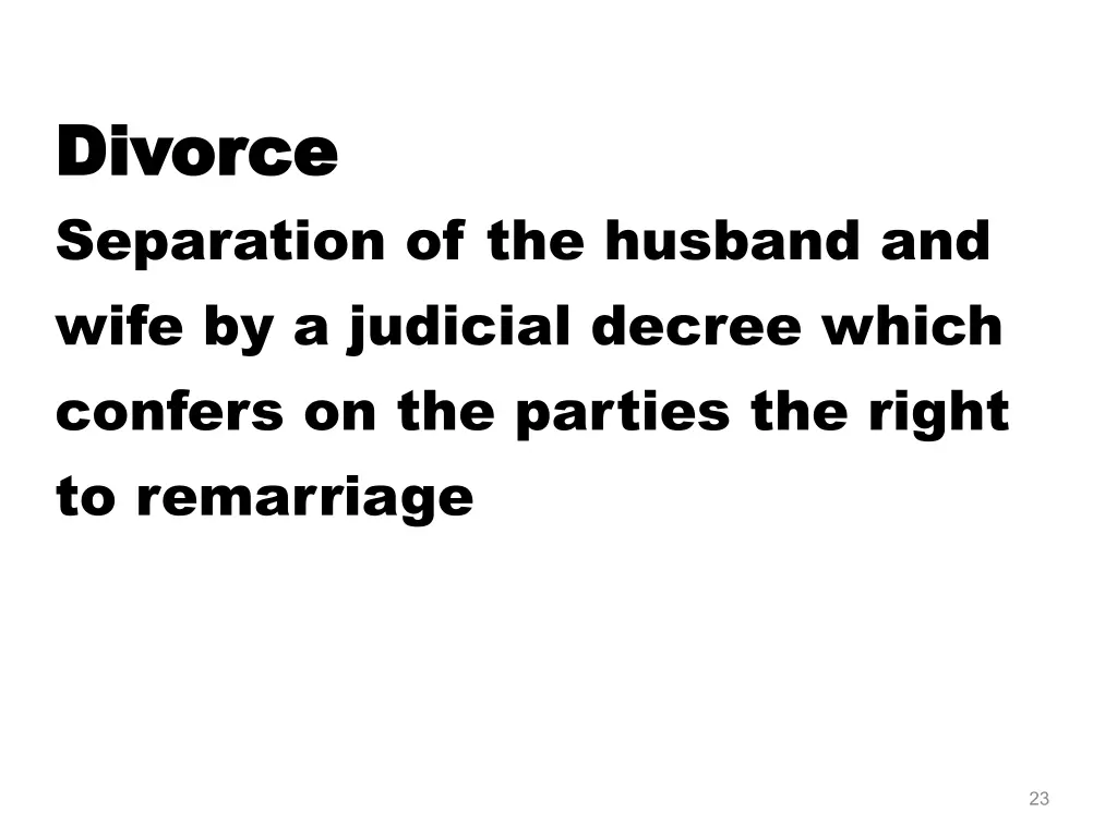 divorce divorce separation of the husband