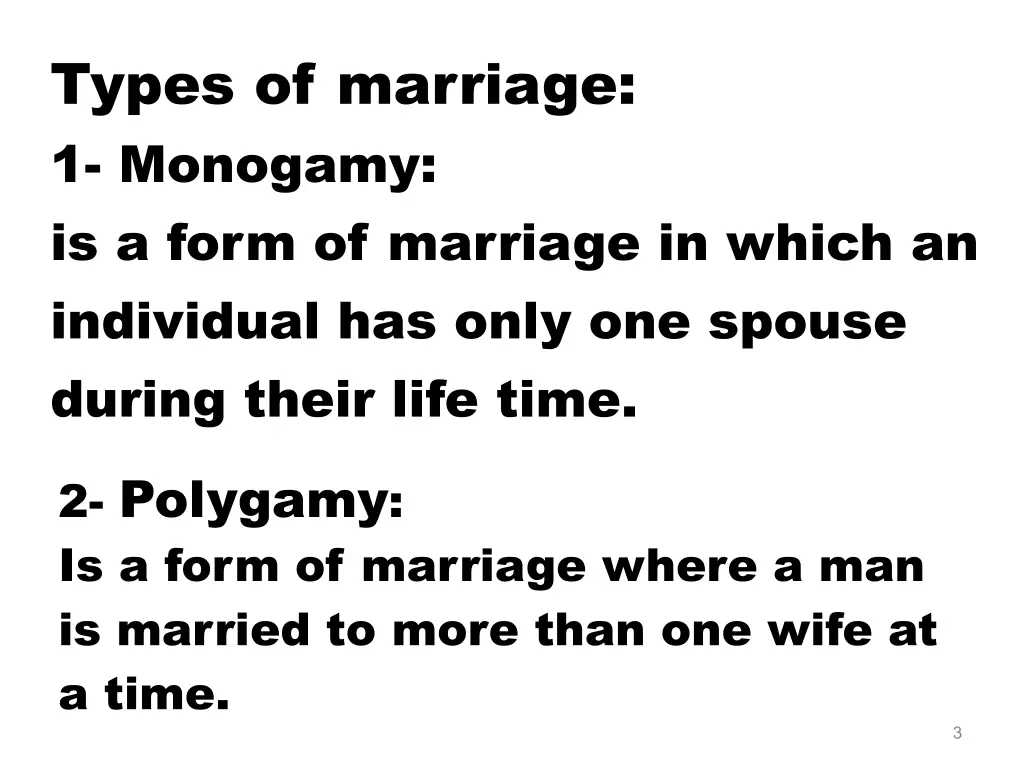 types of marriage 1 monogamy is a form