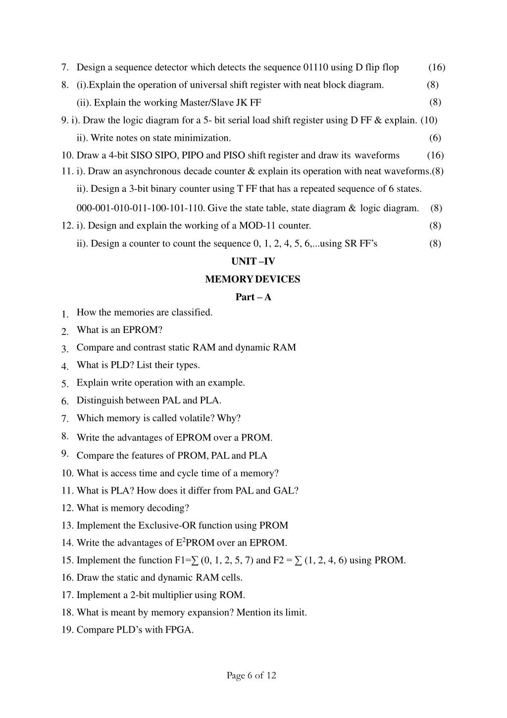 7 design a sequence detector which detects