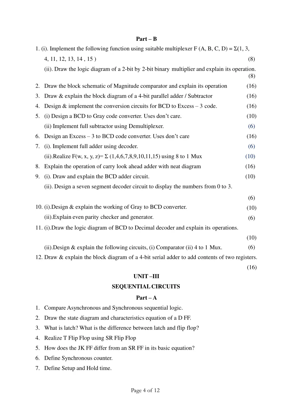 part b 1