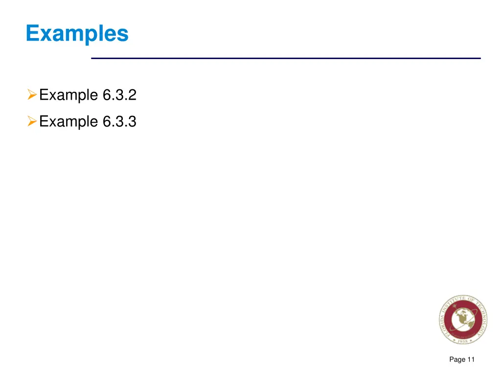 examples