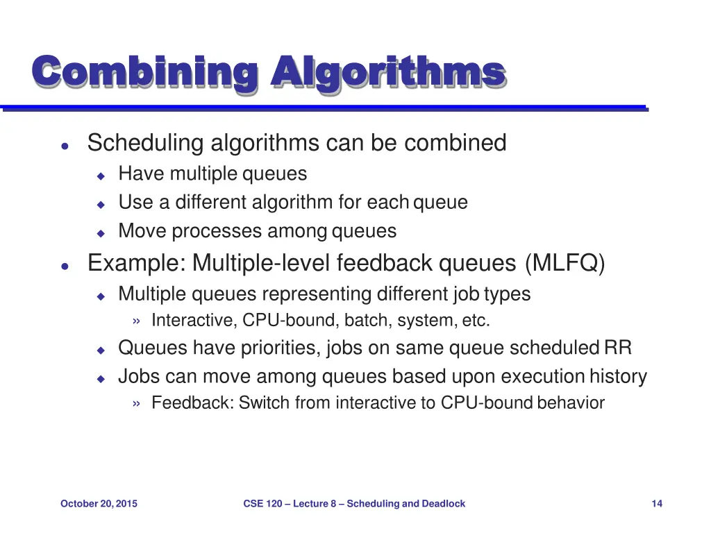 combining combining algorithms