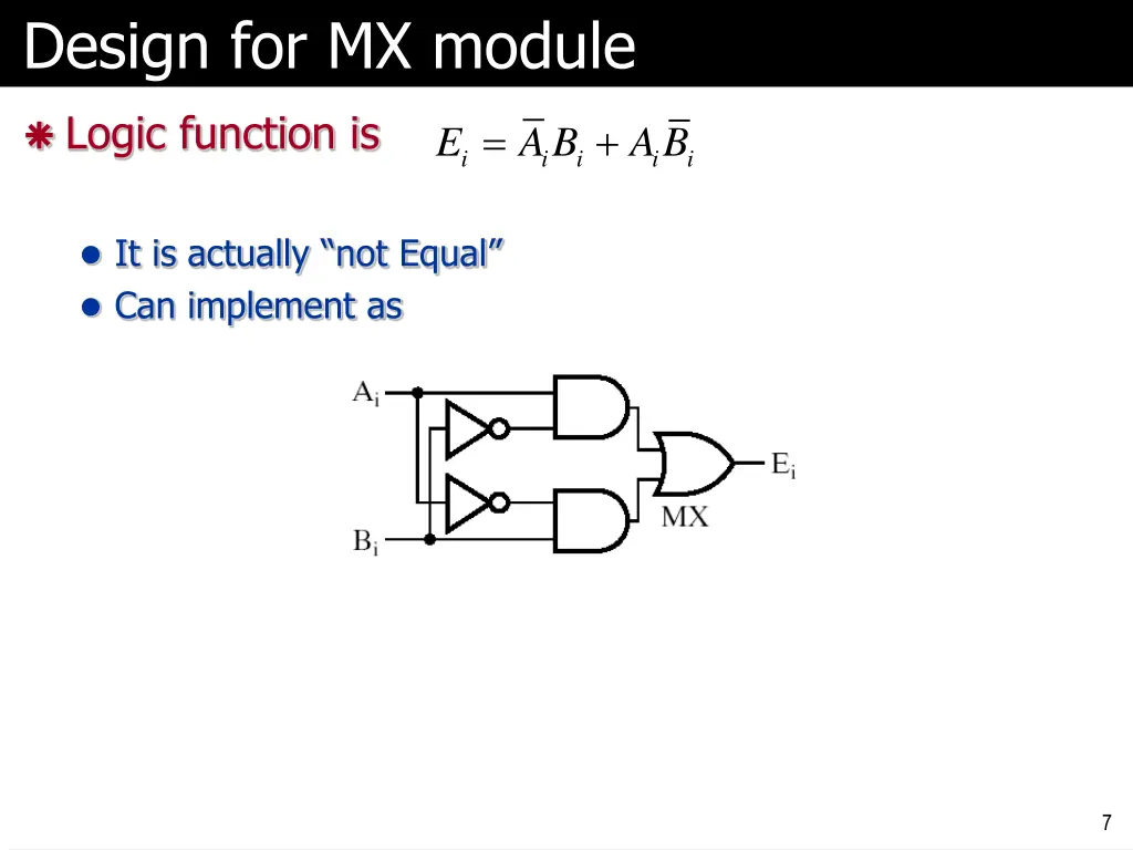 design for mx module