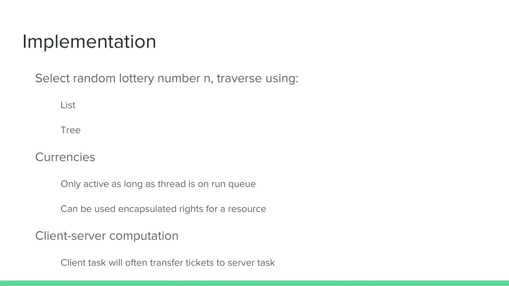 implementation