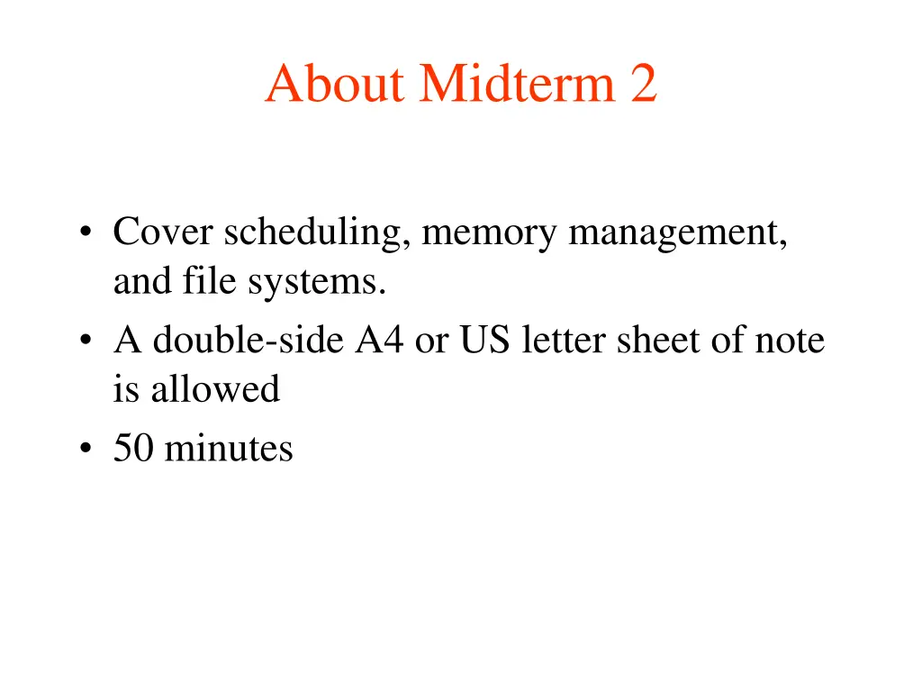 about midterm 2